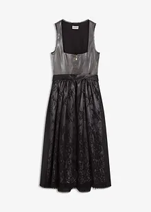 Dirndl mit Samt in Midilänge (2-tlg.Set), bonprix