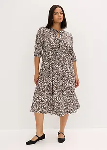 Robe en jersey avec nouettes, bonprix