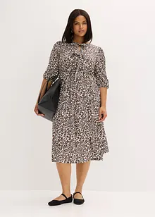 Robe en jersey avec nouettes, bonprix
