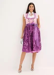 Dirndl mit Pailletten Schürze (2-tlg.Set), bonprix