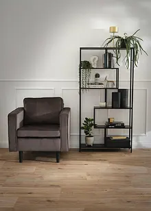 Fauteuil en velours, bonprix