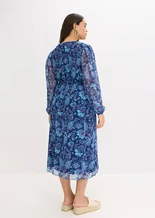 Robe midi en mesh, bonprix