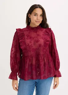 Bluse mit Stickerei, bonprix