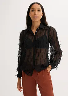 Bluse mit Fransen-Details, bonprix