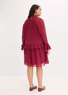 Chiffonkleid mit Volants, bonprix
