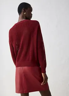 Ajour-Strickjacke, bonprix