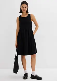 Shirtkleid mit Taschen aus reiner Baumwolle, bonprix