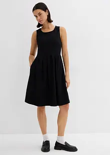 Shirtkleid mit Taschen aus reiner Baumwolle, bonprix
