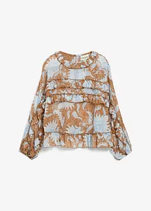 Chiffonbluse mit Rüschen, bonprix