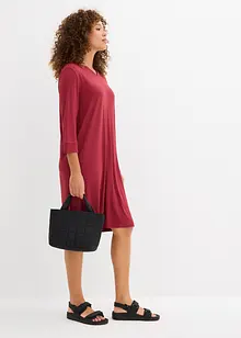 Shirtkleid aus fließender Viskose, bonprix