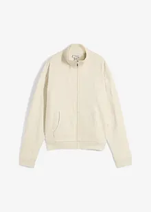 Sweatjacke aus reiner Bio-Baumwolle, bonprix