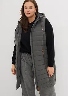 Doudoune longue sans manches, bonprix