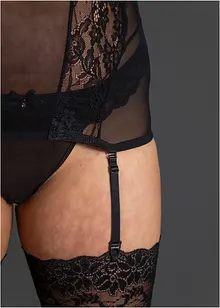 Top porte-jarretelles + string ouvert (ens. 2 pces), VENUS