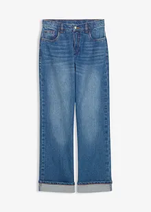 Jean large taille basse, bonprix