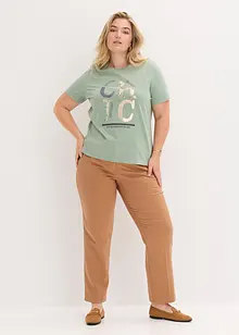 T-shirt avec imprimé brillant, bonprix