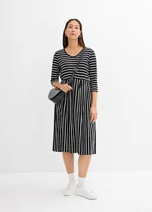 Baumwoll-Jerseykleid, Midilänge, bonprix