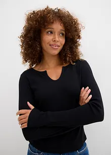 T-shirt côtelé 100% coton, bonprix