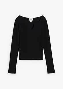 T-shirt côtelé 100% coton, bonprix