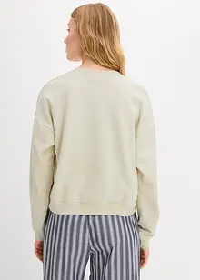 Sweat oversize 100% coton, bonprix