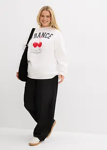 Sweat oversize 100% coton, bonprix