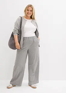Pantalon taille extensible à jambes larges, bonprix