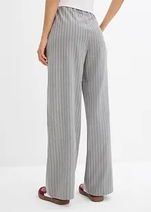 Pantalon taille extensible à jambes larges, bonprix