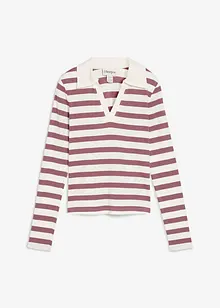 Polo côtelé à manches longues, bonprix