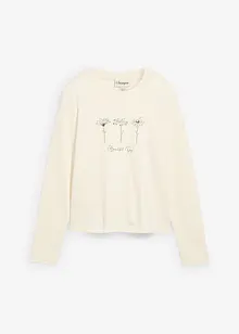 T-shirt manches longues 100% coton, bonprix