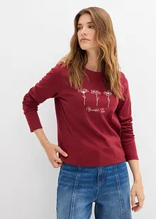 Langarmshirt aus reiner Baumwolle, bonprix