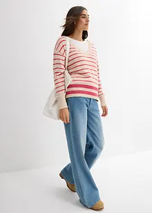 Pull en coton mélangé, bonprix