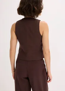 Gilet sans manches à boutons asymétriques, bonprix