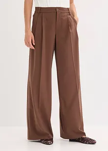 Bundfaltenhose aus fließendem Viskose-Mix, bonprix