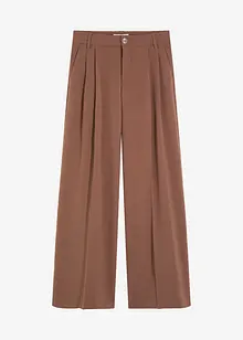 Bundfaltenhose aus fließendem Viskose-Mix, bonprix