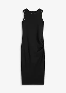 Robe midi avec rivets, bonprix