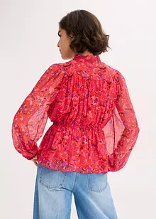 Blouse à lavallière en crêpe, bonprix
