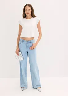 Shirt mit Schulterpolstern, bonprix