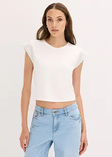 Shirt mit Schulterpolstern, bonprix