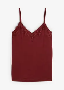 Top mit Wolle und Spitze, bonprix
