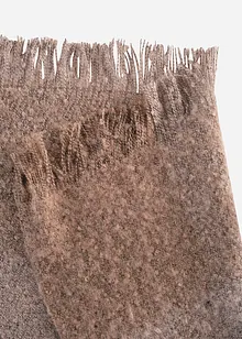 Plaid douillet à franges, bonprix