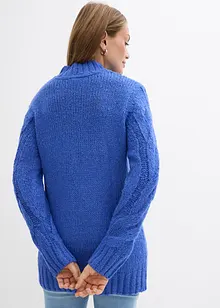 Pull en maille torsadée, bonprix