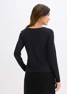 T-shirt manches longues avec épaulettes, bonprix