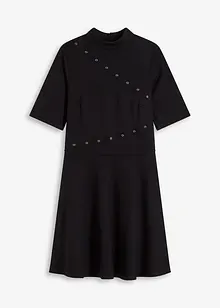 Robe courte à rivets, bonprix