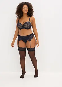 Ceinture porte-jarretelles en dentelle à franges, bonprix