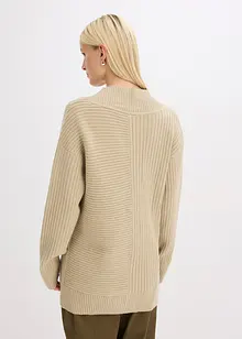 Gilet en maille côtelée, bonprix