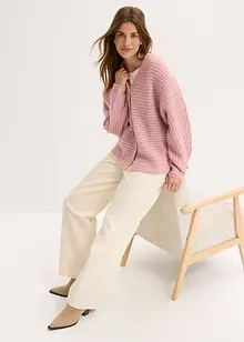 Gilet en grosse maille contenant de la laine, bonprix