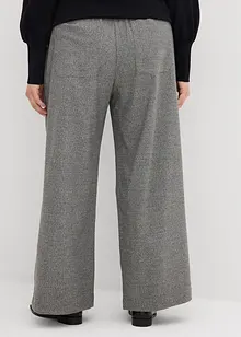 Pantalon palazzo aspect laine, bonprix