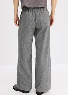 Pantalon palazzo aspect laine, bonprix