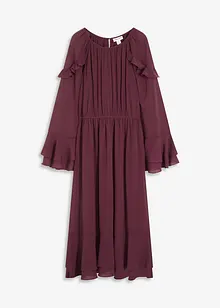 Chiffonkleid mit Volants, bonprix