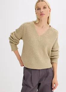 Pull col V, bonprix