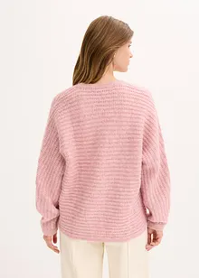 Gilet en grosse maille contenant de la laine, bonprix